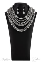 Load image into Gallery viewer, Paparazzi ~ &quot;The Liberty&quot; ~ ZI Collection ~ Silver Necklace Set