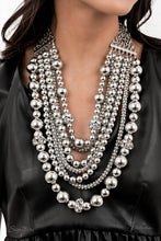 Load image into Gallery viewer, Paparazzi ~ &quot;The Liberty&quot; ~ ZI Collection ~ Silver Necklace Set