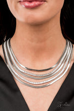 Load image into Gallery viewer, Paparazzi ~ &quot;Persuasive&quot; ~ ZI Collection ~ Silver Necklace Set