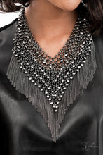Load image into Gallery viewer, Paparazzi ~ &quot;Impulsive&quot; ~ ZI Collection ~  Black/Gunmetal Necklace Set