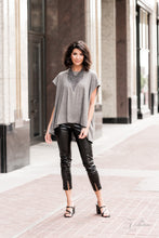 Load image into Gallery viewer, Paparazzi ~ &quot;Impulsive&quot; ~ ZI Collection ~  Black/Gunmetal Necklace Set