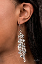 Load image into Gallery viewer, Paparazzi ~ &quot;Enticing&quot; ~ ZI Collection ~ Silver Necklace Set