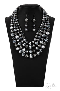 Paparazzi ~ "Influential" ~ ZI Collection ~ Gunmetal Necklace Set