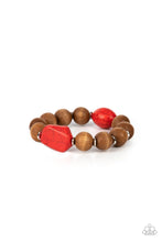 Load image into Gallery viewer, Paparazzi ~ Abundantly Artisan ~ Red Bracelet