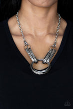 Load image into Gallery viewer, Paparazzi - Lip Sync Links - Silver Necklace Set