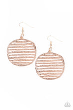 Load image into Gallery viewer, Paparazzi - Sunrise Stunner - Rose Gold Earrings