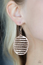 Load image into Gallery viewer, Paparazzi - Sunrise Stunner - Rose Gold Earrings