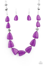 Load image into Gallery viewer, Paparazzi ~ Tenaciously Tangy ~ Purple Necklace Set