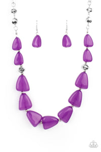 Paparazzi ~ Tenaciously Tangy ~ Purple Necklace Set