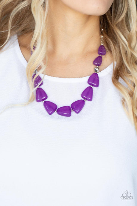 Paparazzi ~ Tenaciously Tangy ~ Purple Necklace Set