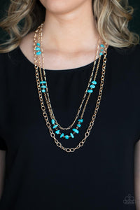Paparazzi ~ Artisanal Abundance ~ Gold Necklace Set