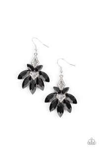 Paparazzi ~ Galaxy Grandeur ~ Black Earrings