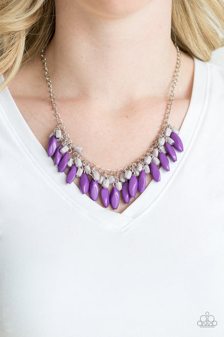 Paparazzi - Bead Binge - Purple Necklace - Klassy Jewelz Boutique