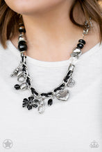 Load image into Gallery viewer, Paparazzi - Charmed, I Am Sure - Black Necklace - Klassy Jewelz Boutique