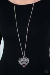 Paparazzi - Classic Casanova - Red Necklace - Klassy Jewelz Boutique