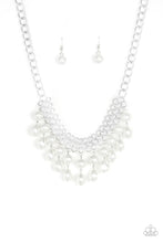 Load image into Gallery viewer, Paparazzi ~ 5th Avenue Fleek ~ White Pearl Necklace Set