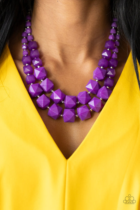 Paparazzi ~ Summer Excursion ~ Purple Necklace Set
