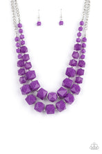 Load image into Gallery viewer, Paparazzi ~ Summer Excursion ~ Purple Necklace Set