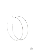 Load image into Gallery viewer, Paparazzi ~ Colossal Couture ~ Silver Hoop Earrings