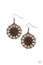 Load image into Gallery viewer, Paparazzi ~ Farmhouse Fashionista ~ Brass Earrings