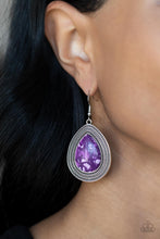 Load image into Gallery viewer, Paparazzi ~ Terrazzo Tundra ~ Purple Earrings