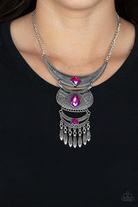 Paparazzi ~ Lunar Enchantment ~ Pink Necklace Set