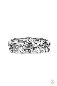 Paparazzi ~ Paisley Portico ~ Silver Bracelet