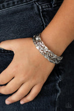 Load image into Gallery viewer, Paparazzi ~ Paisley Portico ~ Silver Bracelet
