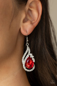 Paparazzi ~ Dancefloor Diva ~ Red Earrings