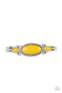 Paparazzi ~ Tribal Trinket ~ Yellow Cuff Bracelet