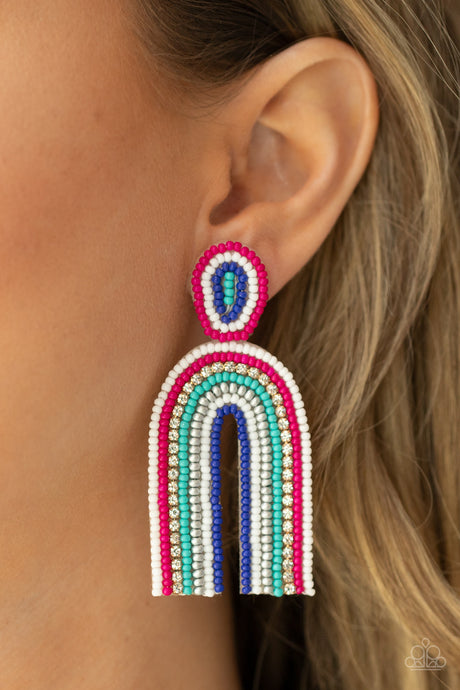 Paparazzi ~ Rainbow Remedy ~ Multi Post Earrings