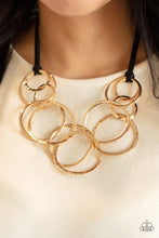 Load image into Gallery viewer, Paparazzi ~ Spiraling Out of COUTURE ~ Gold Necklace Set