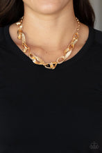 Load image into Gallery viewer, Paparazzi ~ METAL of Honor ~ Gold Necklace Set
