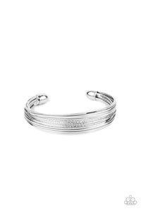 Paparazzi ~ This Girl is on WIRE ~ Silver Cuff Bracelet