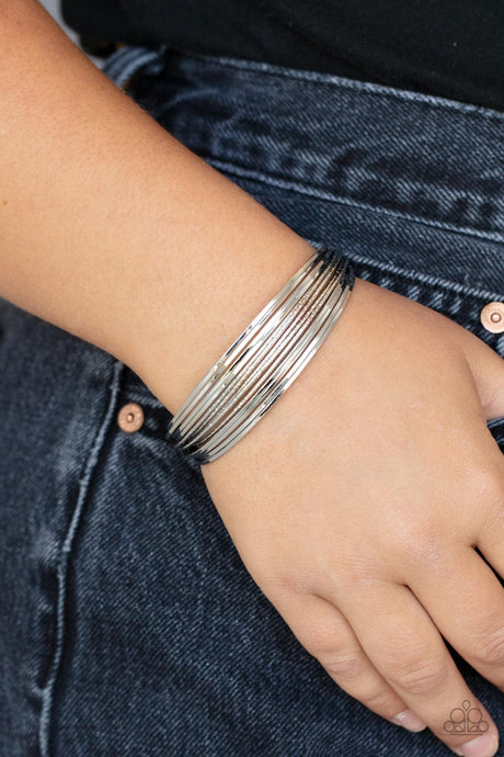 Paparazzi ~ This Girl is on WIRE ~ Silver Cuff Bracelet