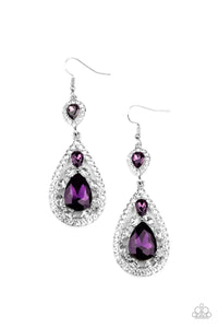 Paparazzi ~ Posh Pageantry ~ Purple Earrings