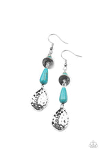 Load image into Gallery viewer, Paparazzi ~ Artfully Artisan ~ Blue Earrings