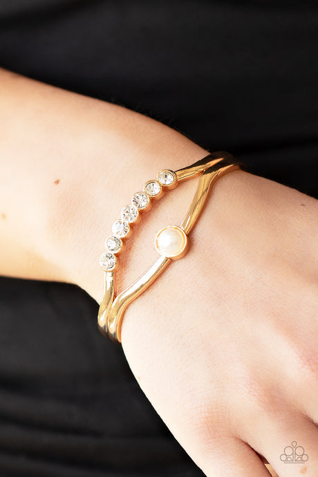 Paparazzi ~ Palace Prize ~ Gold Cuff Bracelet