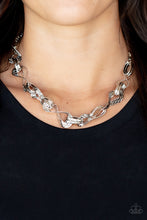 Load image into Gallery viewer, Paparazzi ~ METAL of Honor ~ Silver Necklace Set