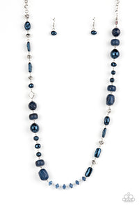Paparazzi ~ Juicy Gossip ~ Blue Necklace Set