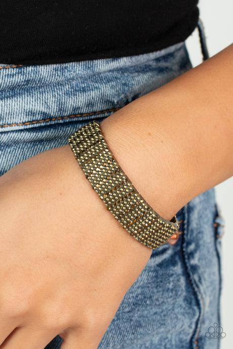 Paparazzi ~ The GRIT Factor ~ Brass Bracelet