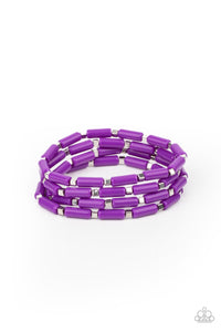 Paparazzi ~ Radiantly Retro ~ Purple Bracelet