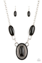 Load image into Gallery viewer, Paparazzi ~ Count to TENACIOUS ~ Black Necklace Set