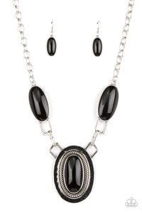 Paparazzi ~ Count to TENACIOUS ~ Black Necklace Set