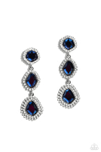 Paparazzi ~ Prove Your ROYALTY ~ Blue Earrings