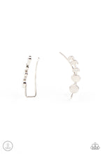 Load image into Gallery viewer, Paparazzi ~ Its Just a Phase ~ Silver Post Ear Crawler Earrings