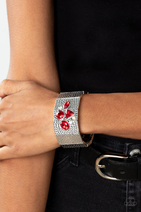 Paparazzi ~ Flickering Fortune ~ Red Bracelet