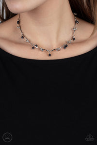 Paparazzi ~ Sahara Social ~ Black Choker Necklace Set