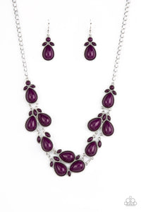 Paparazzi ~ Botanical Banquet ~ Purple Necklace Set