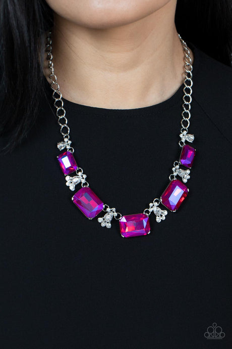 Paparazzi ~ Flawlessly Famous ~ Pink Necklace Set